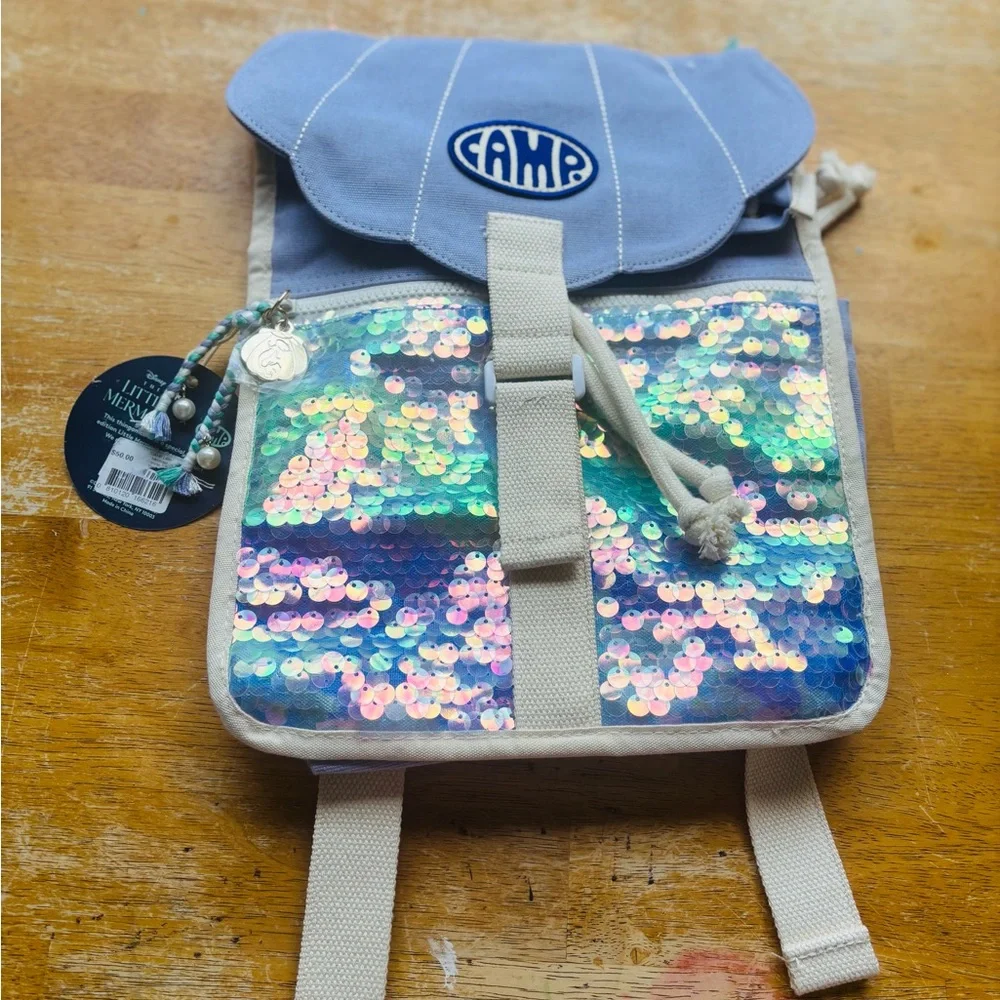 Disney Little Mermaid Lavender Backpack by Camp